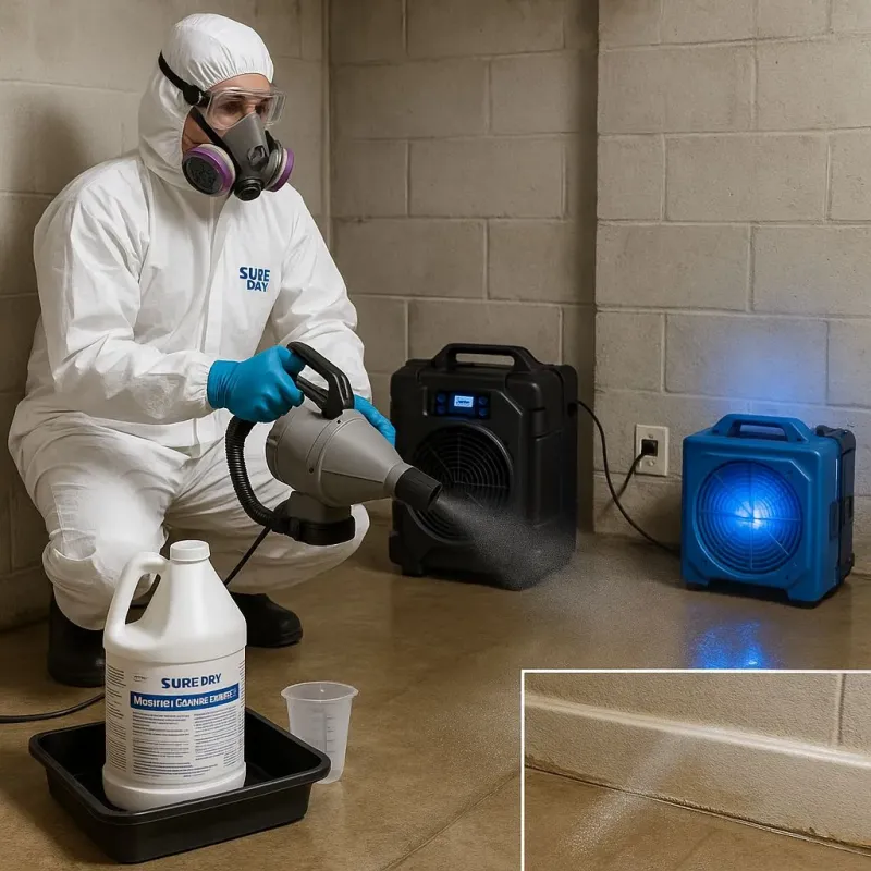 Sanitization and Odor Removal process in Lake Bluff, IL
