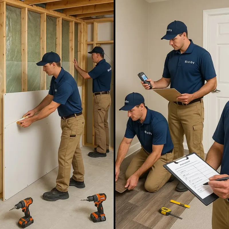 Repairs and Reconstruction process in Lake Bluff, IL