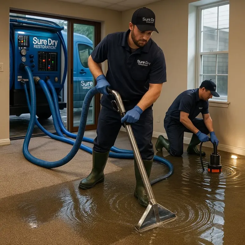 Water Extraction and Removal process in Lake Bluff, IL